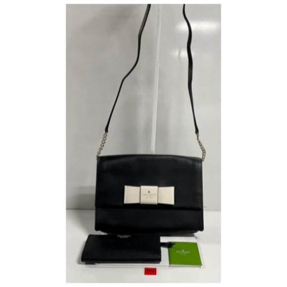 Kate Spade Robinson Street Zanni Black Crossbody & Wallet. - Picture 1 of 10